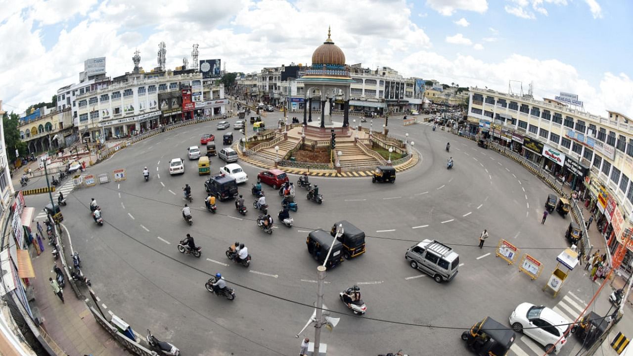 Mysuru won 5-star rating in the garbage-free city category. Credit: DH Photo