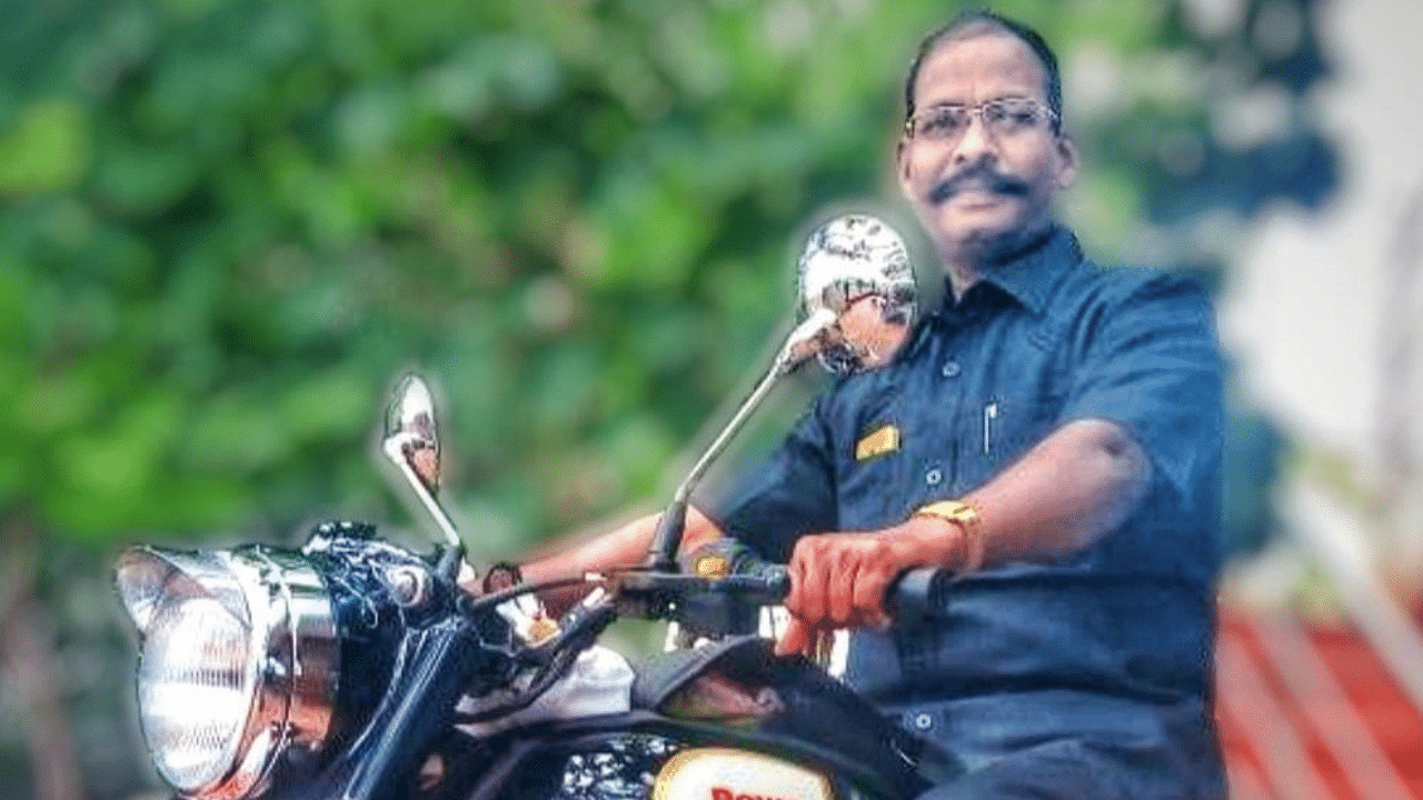 S Boominathan, Special Sub-inspector of Police. Credit: Special arrangement