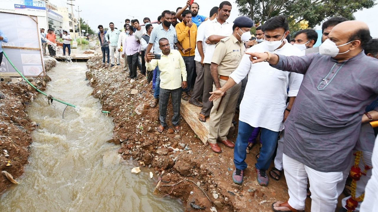 The Chief Minister on Sunday had said that he has sought permission from the Election Commission for the Ministers to travel to the rain ravaged districts to oversee the relief work. Credit: IANS Photo