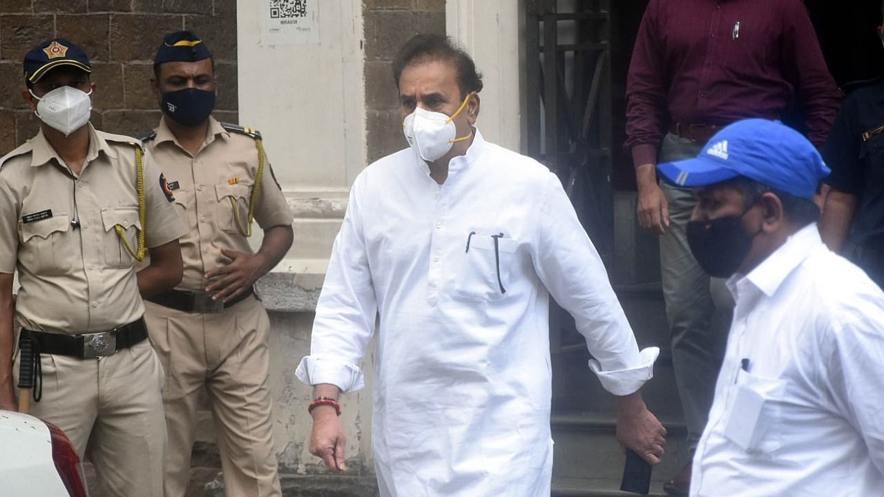 Former Maharashtra home minister Anil Deshmukh being taken to a hospital for his medical check-up, after his arrest in a money laundering case, in Mumbai. Credit: IANS