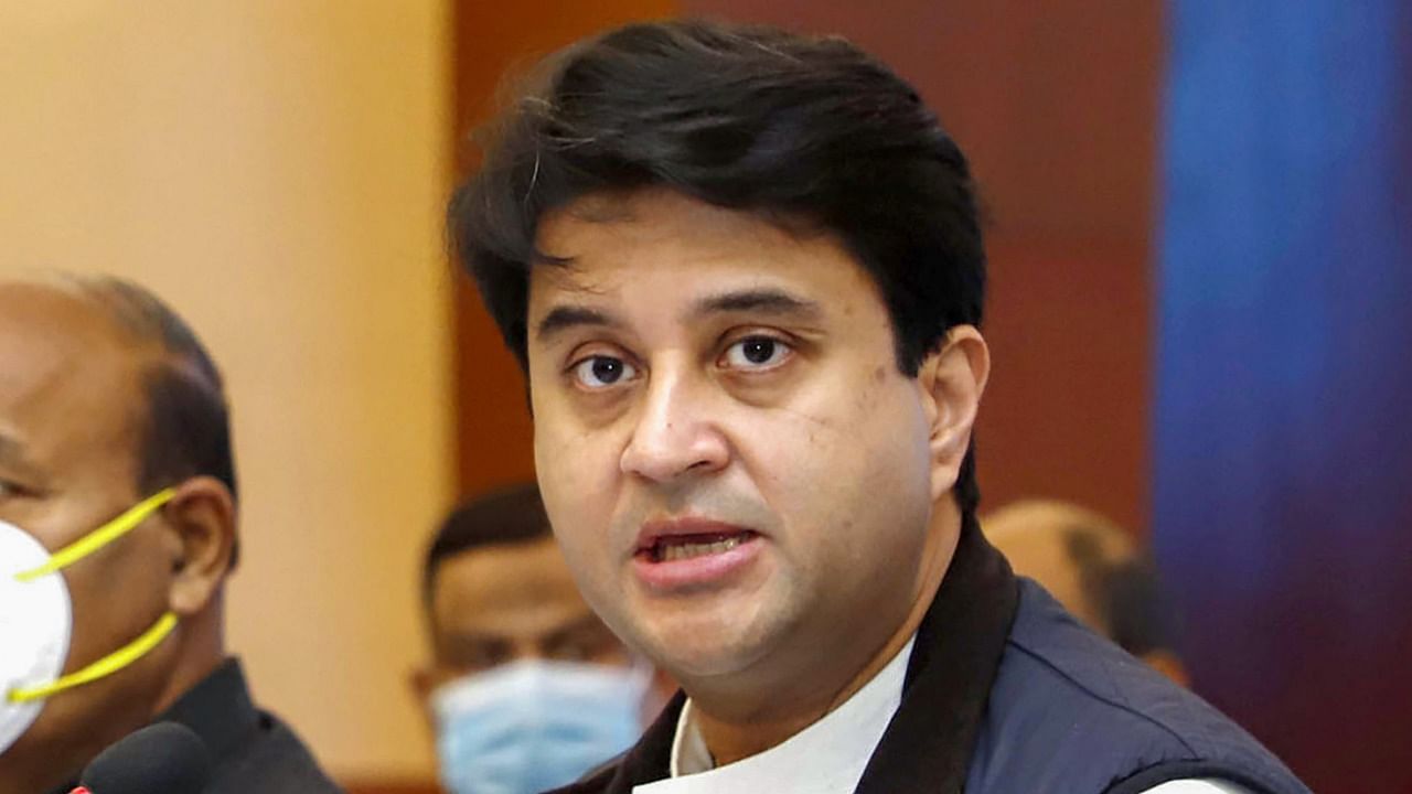 Civil Aviation Minister Jyotiraditya Scindia. Credit: PTI File Photo