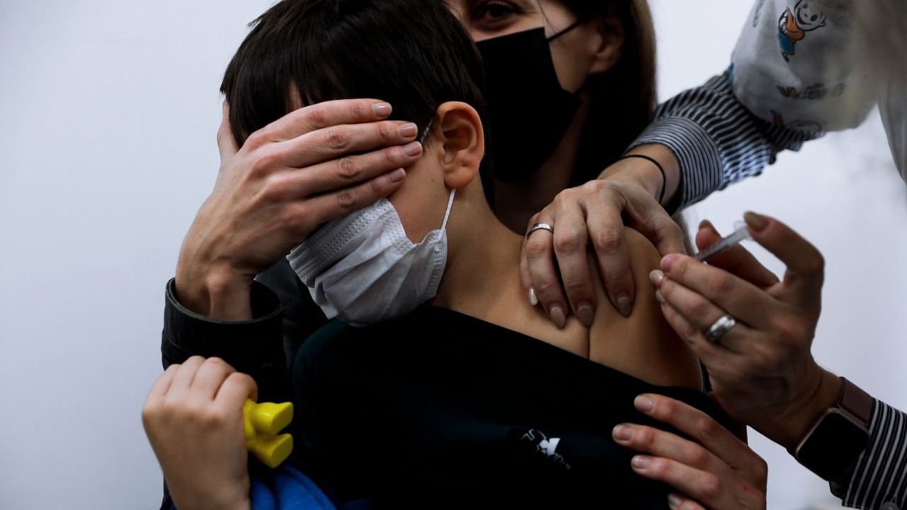 Inoculation of kids under way in Israel. Credit: AP Photo