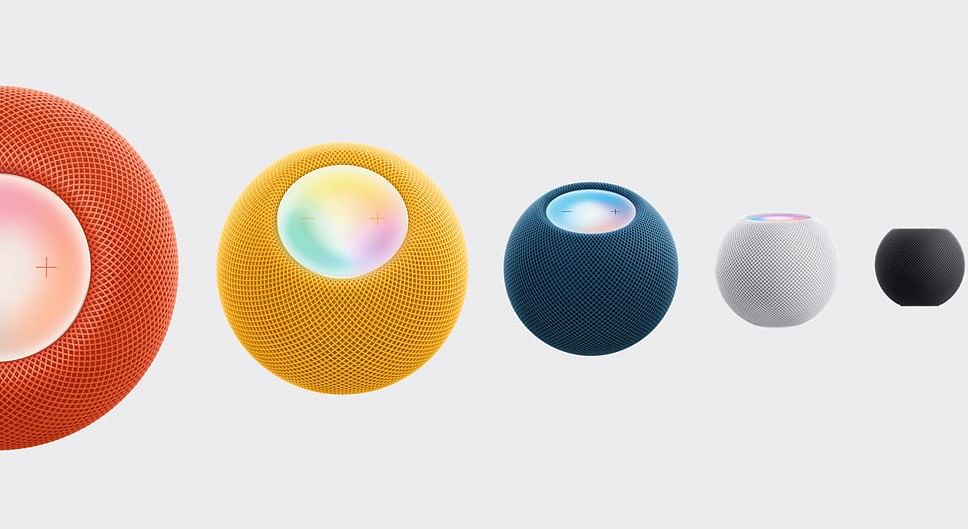 Apple HomePod mini in new colours available in India. Credit: Apple