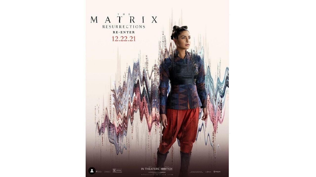 Priyanka Chopra Jonas in The Matrix Resurrections. Credit: Instagram/@priyankachopra