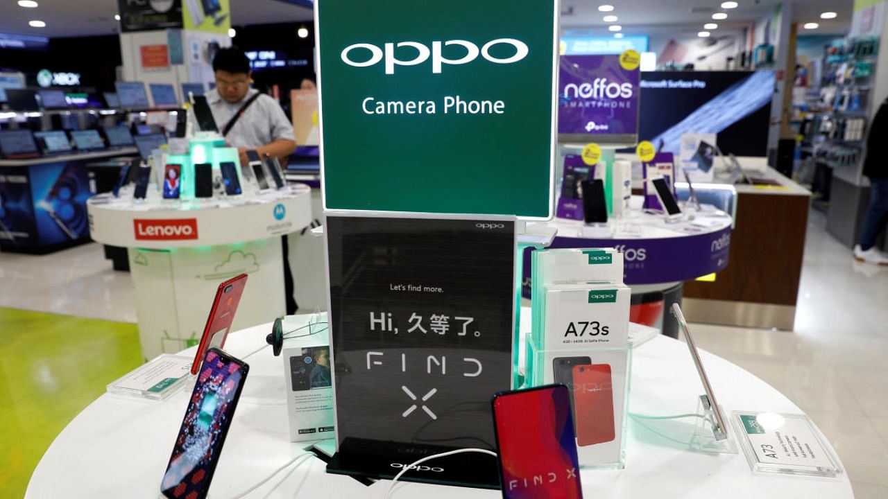 Oppo, a smartphone powerhouse, already offers a range of smart TVs in China. Credit: Reuters Photo