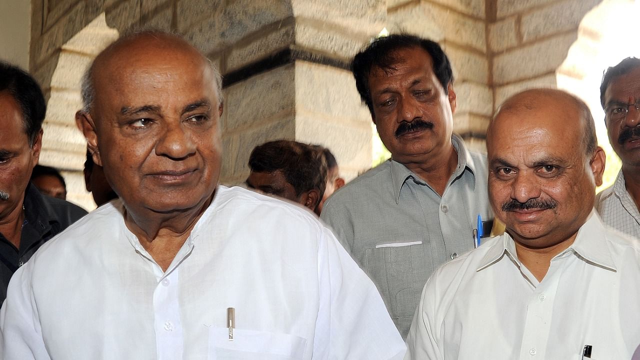 Former Prime Minister HD Deve Gowda. Credit: DH File Photo