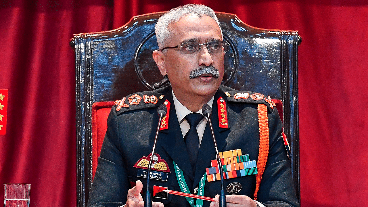 India Chief of the Army Staff General Manoj Mukund Naravane. Credit: PTI Photo