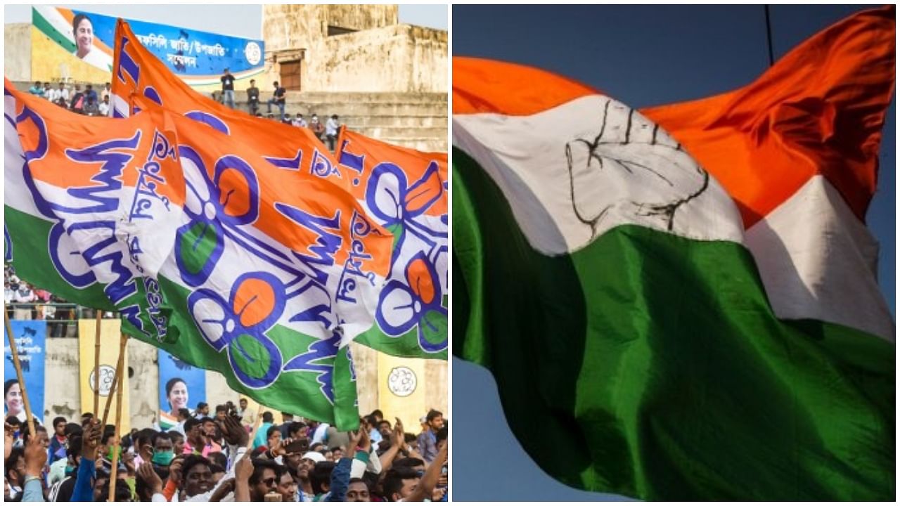In the last two months, TMC has poached a dozen of leaders not only in Bengal but also in Assam, Tripura, UP and Bihar. Credit: PTI/Getty Images