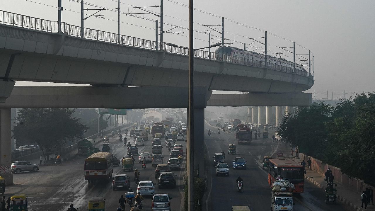 The air quality is expected to remain in the 'very poor' zone for five days. Credit: AFP Photo