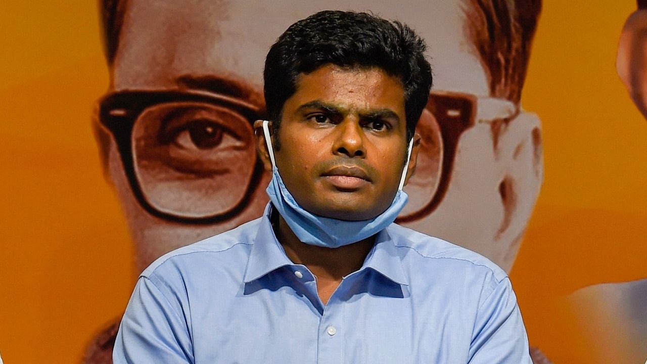 Tamil Nadu BJP under its new President K Annamalai has been taking on the DMK government on various aspects and the latest is against its decision not to reduce VAT on auto fuel prices. Credit: PTI File Photo