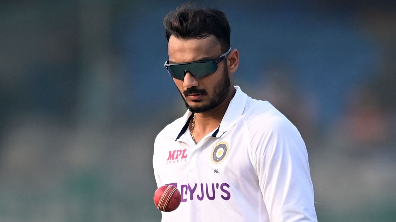 Spinner Axar Patel. Credit: AFP Photo