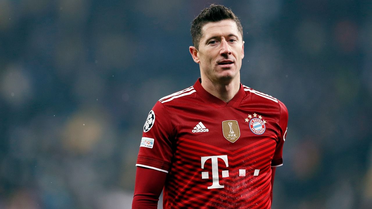 The Bayern Munich and Poland striker pilfered a Bundesliga record 41 goals in just 29 games last season to eclipse the long-standing mark set by the late Gerd Mueller. Credit: AFP Photo
