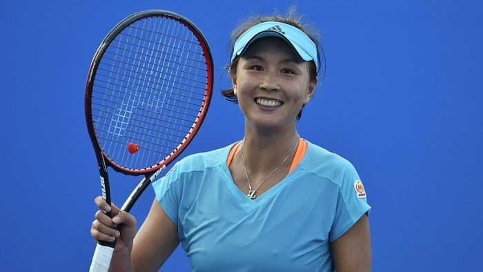 Chinese tennis player Peng Shuai. Credit: AFP File Photo