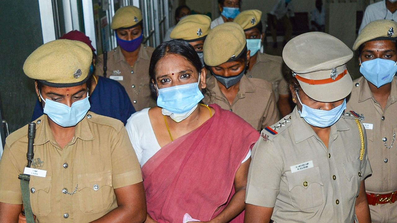 Nalini, one of the seven convicts, moved the HC last month seeking release. Credit: PTI File Photo