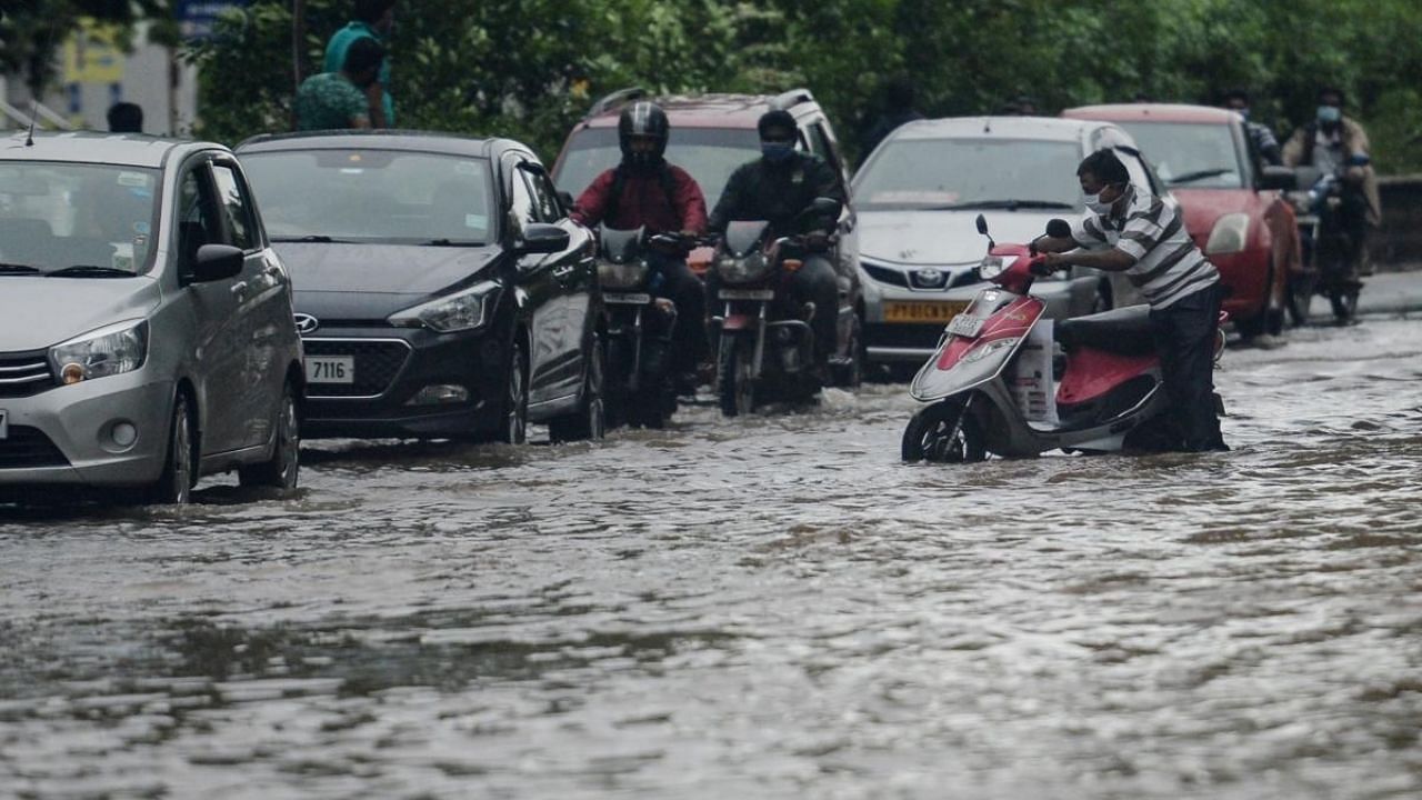 Reports of waterlogging in low-lying areas, residential colonies, farmlands, and main thoroughfares were received. Credit: AFP File Photo