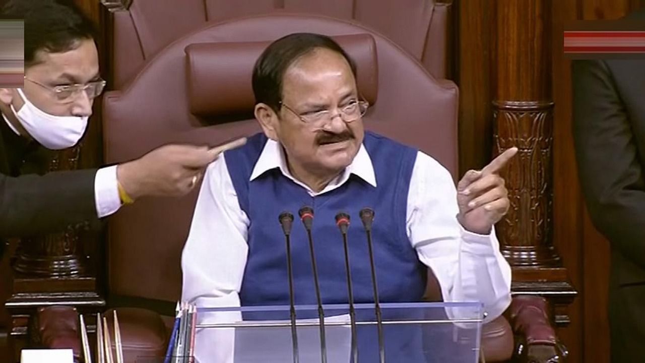 Rajya Sabha Chairman M Venkaiah Naidu. Credit: PTI Photo