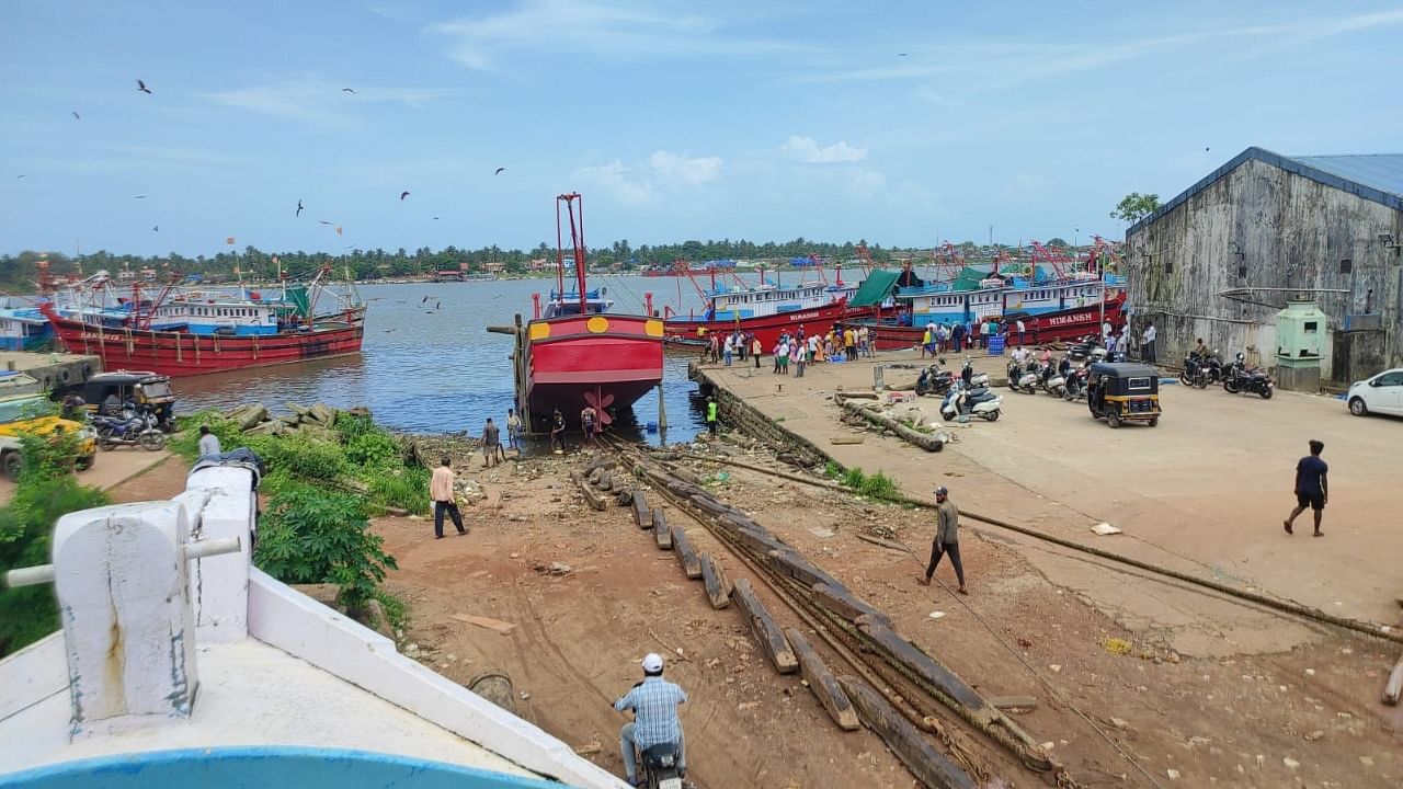 A view of the Mangaluru port. Credit: DH File Photo