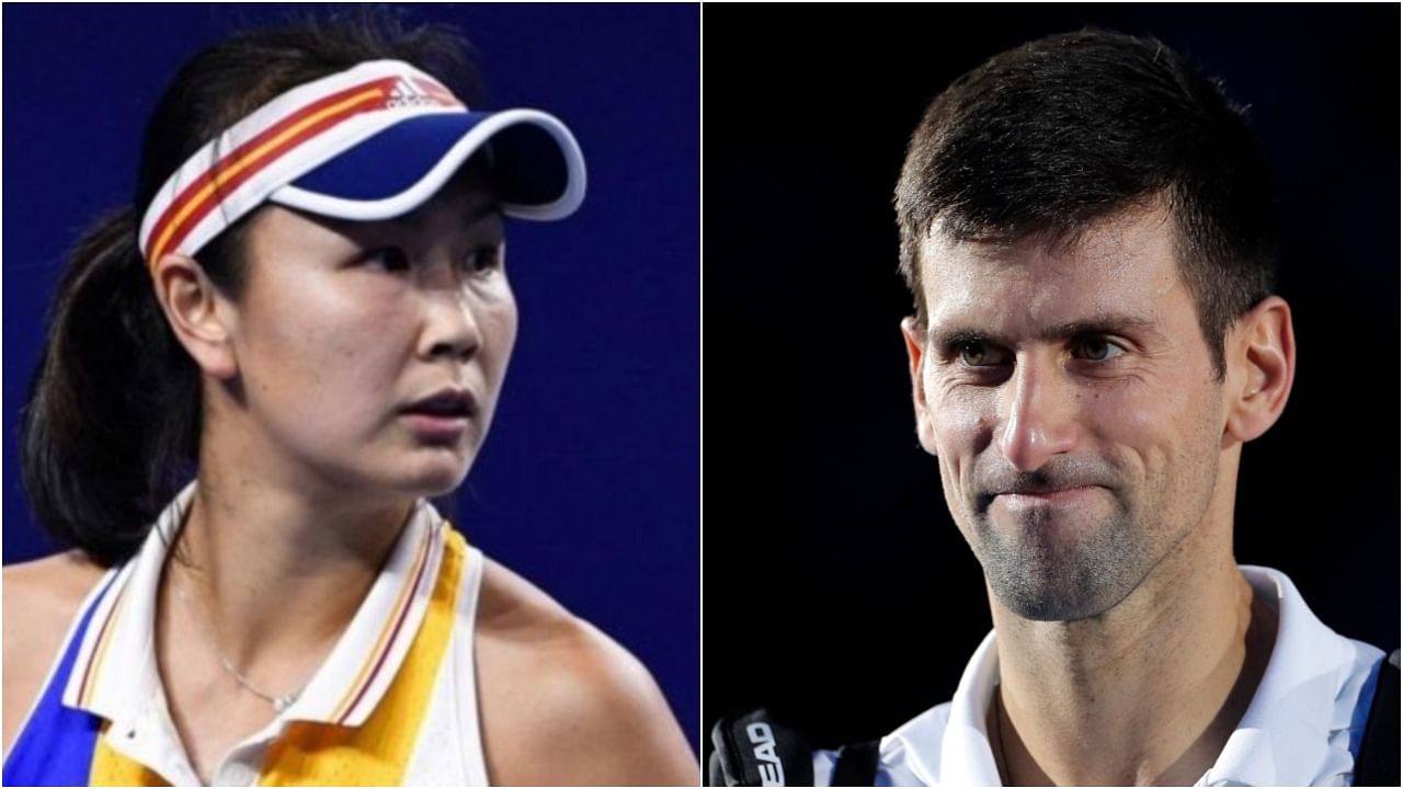 Djokovic had already thrown his support behind the WTA's threat to cut lucrative business ties with China over her case last month. Credit: AFP Photo/Reuters Photo