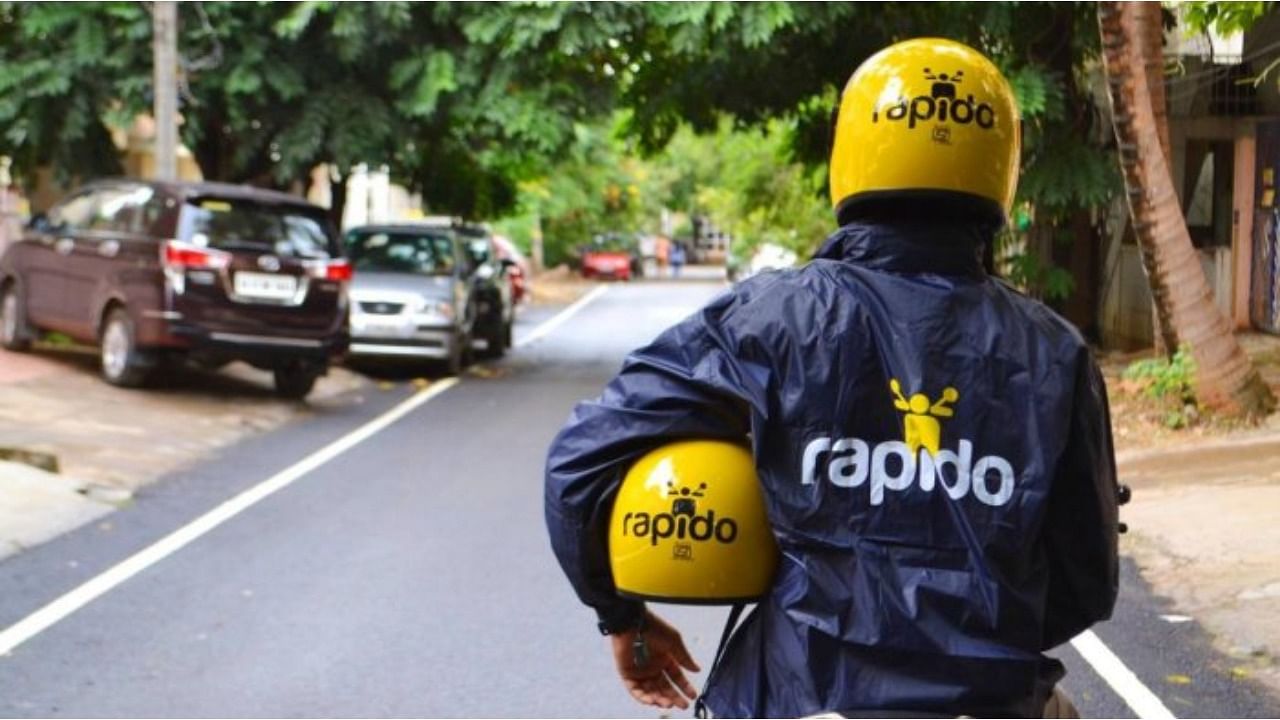 Rapido currently has a network of over 10 lakh bike 'captains' spread across more than 100 cities. Credit: DH Photo