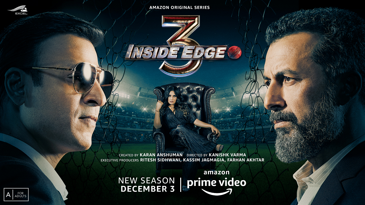 The official poster of 'Inside Edge 3'. Credit: Amazon Prime Video