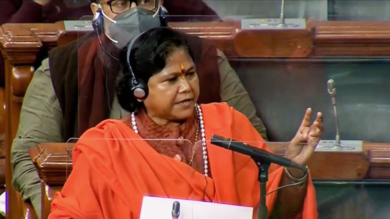 Minister of State for Food and Consumer Affairs Sadhvi Niranjan Jyoti. Credit: PTI Photo