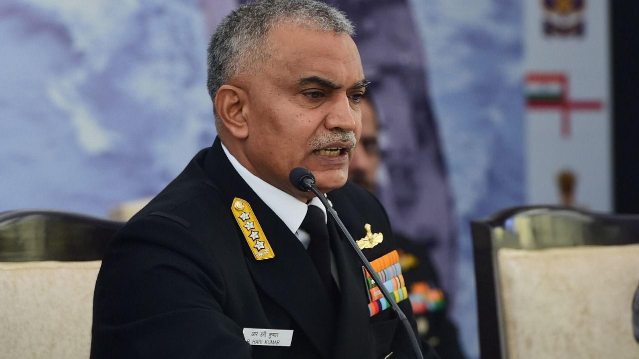 Navy chief, Admiral R. Hari Kumar. Credit: PTI Photo