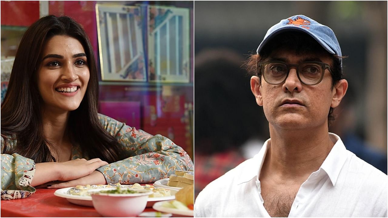 Kriti Sanon feels that she 'cannot touch' Aamir Khan's level as an actor. Credit: AFP Photo/AFP Photo