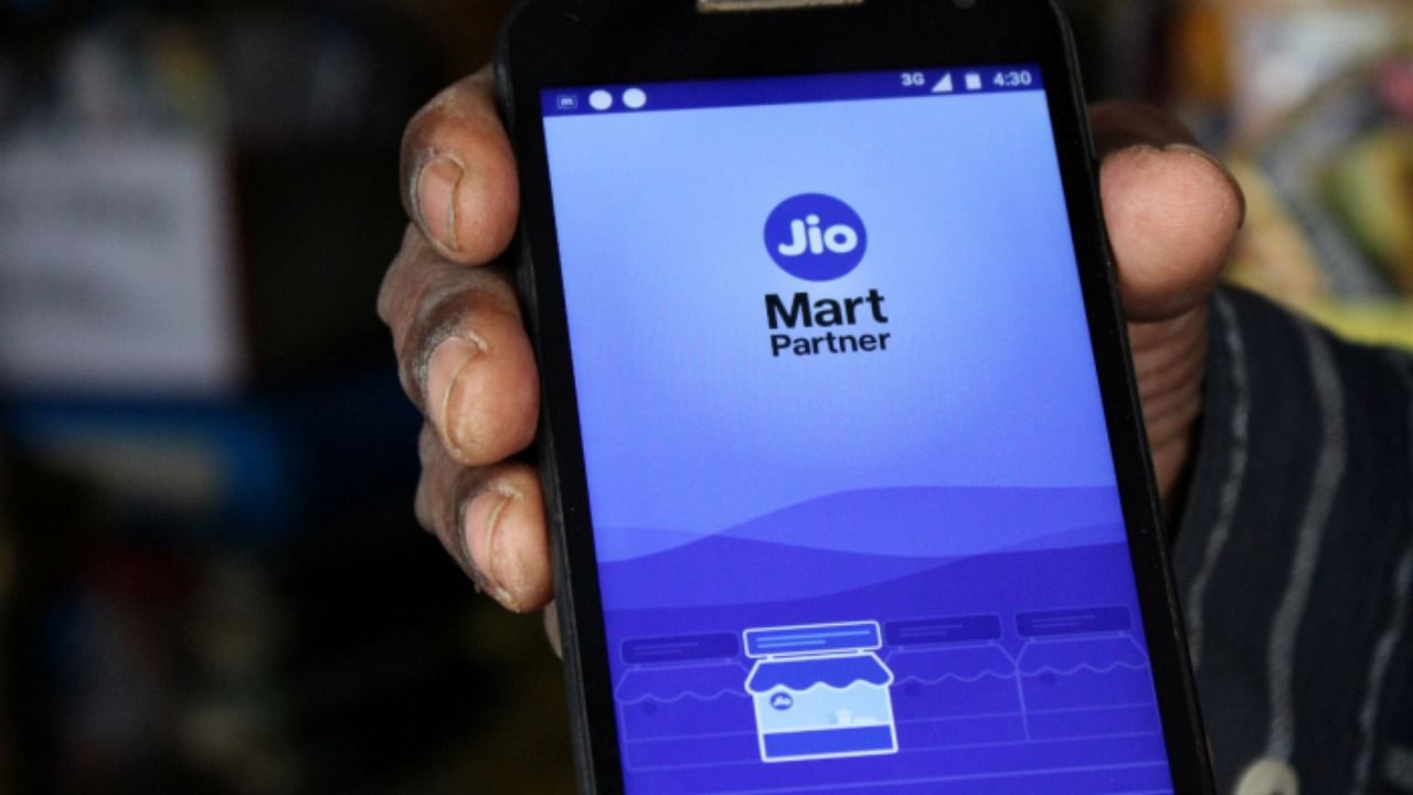 JioMart Partner app. Credit: Reuters Photo