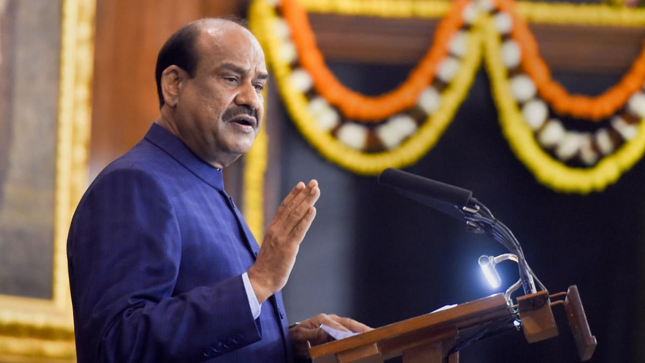 Om Birla. Credit: PTI photo