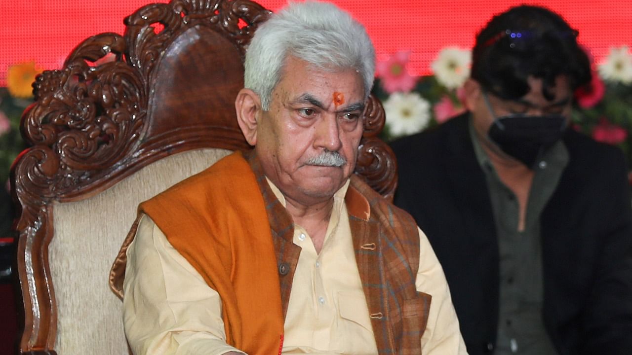 Lieutenant Governor Manoj Sinha. Credit: PTI File Photo