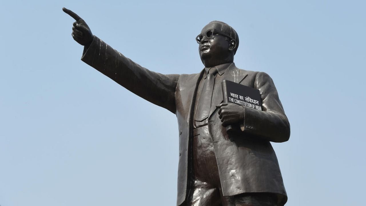 <div class="paragraphs"><p>Dr Babasaheb Ambedkar statue.</p></div>