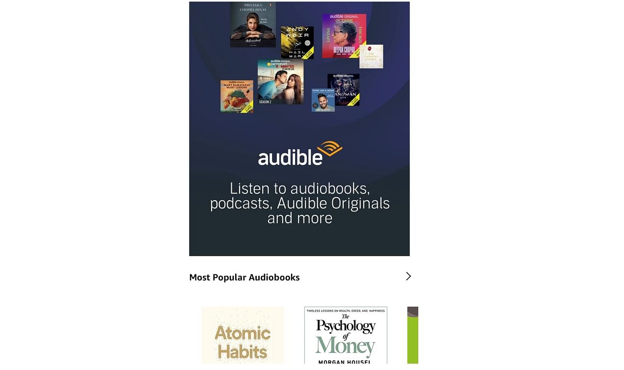 Audiobooks best sale on alexa