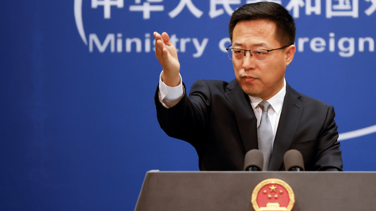 China's foreign ministry spokesperson Zhao Lijian. Credit: Reuters Photo
