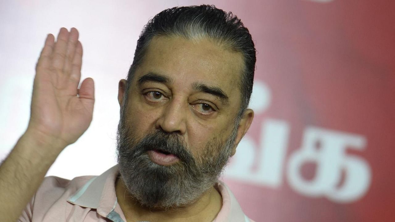 Kamal Haasan. Credit: AFP File photo