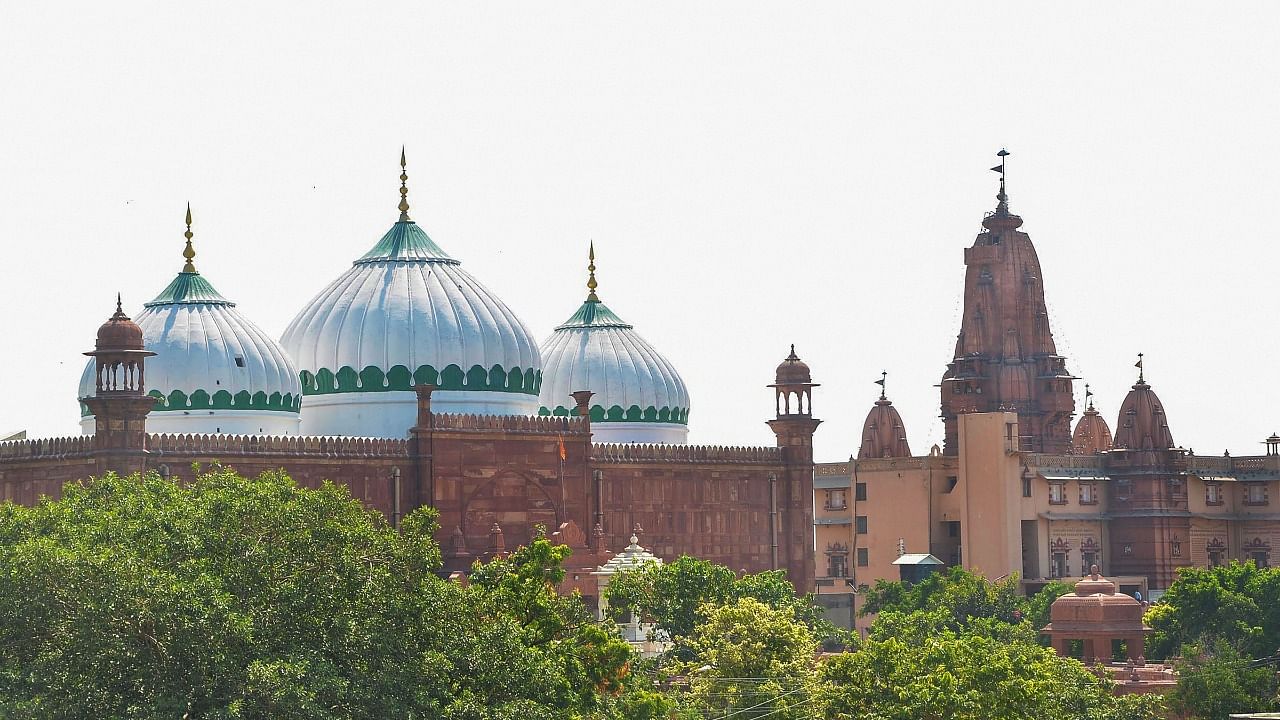 A view of the Shahi Eidgah in Mathura. Credit: PTI Photo