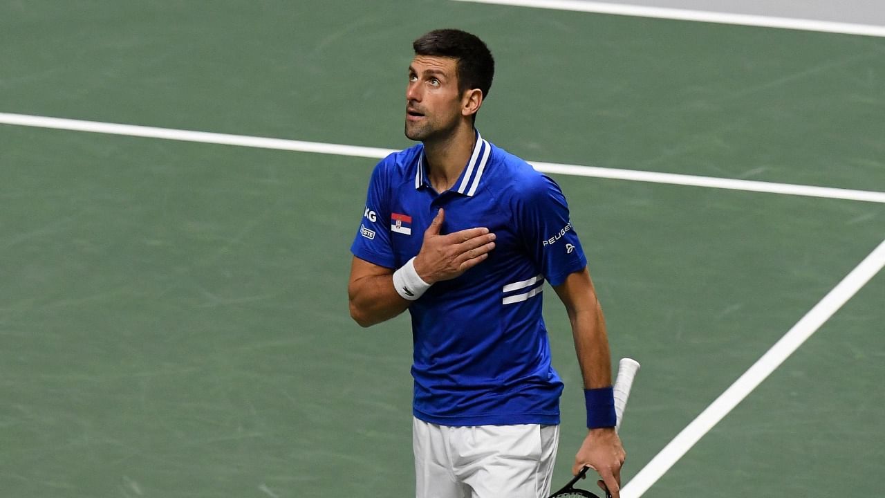 World number one men's tennis player Novak Djokovic. Credit: AFP File Photo