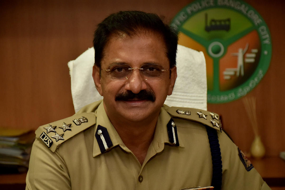 B R Ravikanthe Gowda, Joint Commissioner of Police (Traffic), Bengaluru. Credit: DH Photo