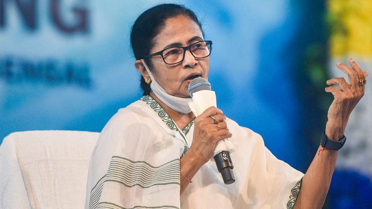 West Bengal CM Mamata Banerjee held a review of administrative affairs. Credit: PTI Photo