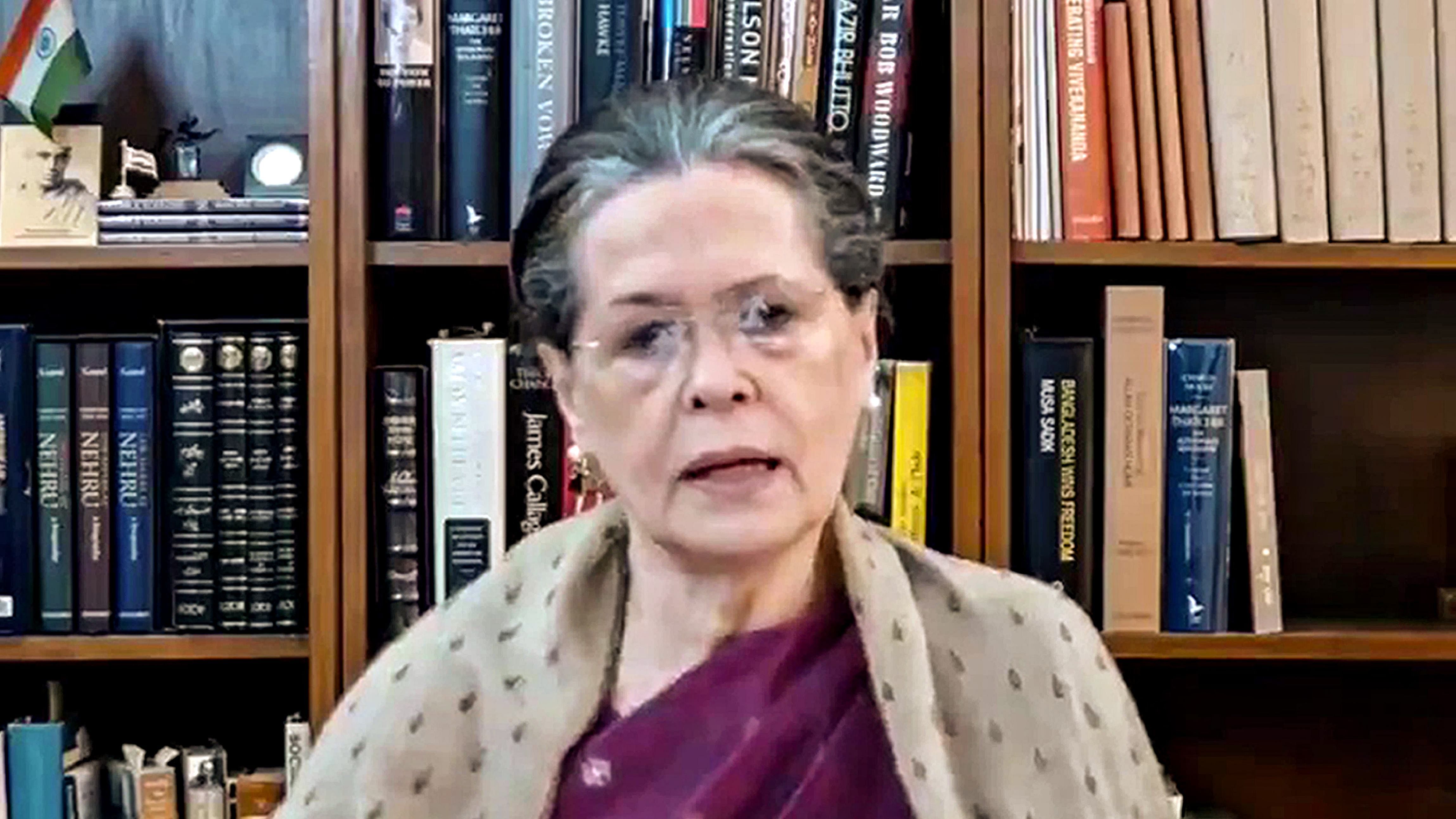 Sonia Gandhi. PTI File Photo