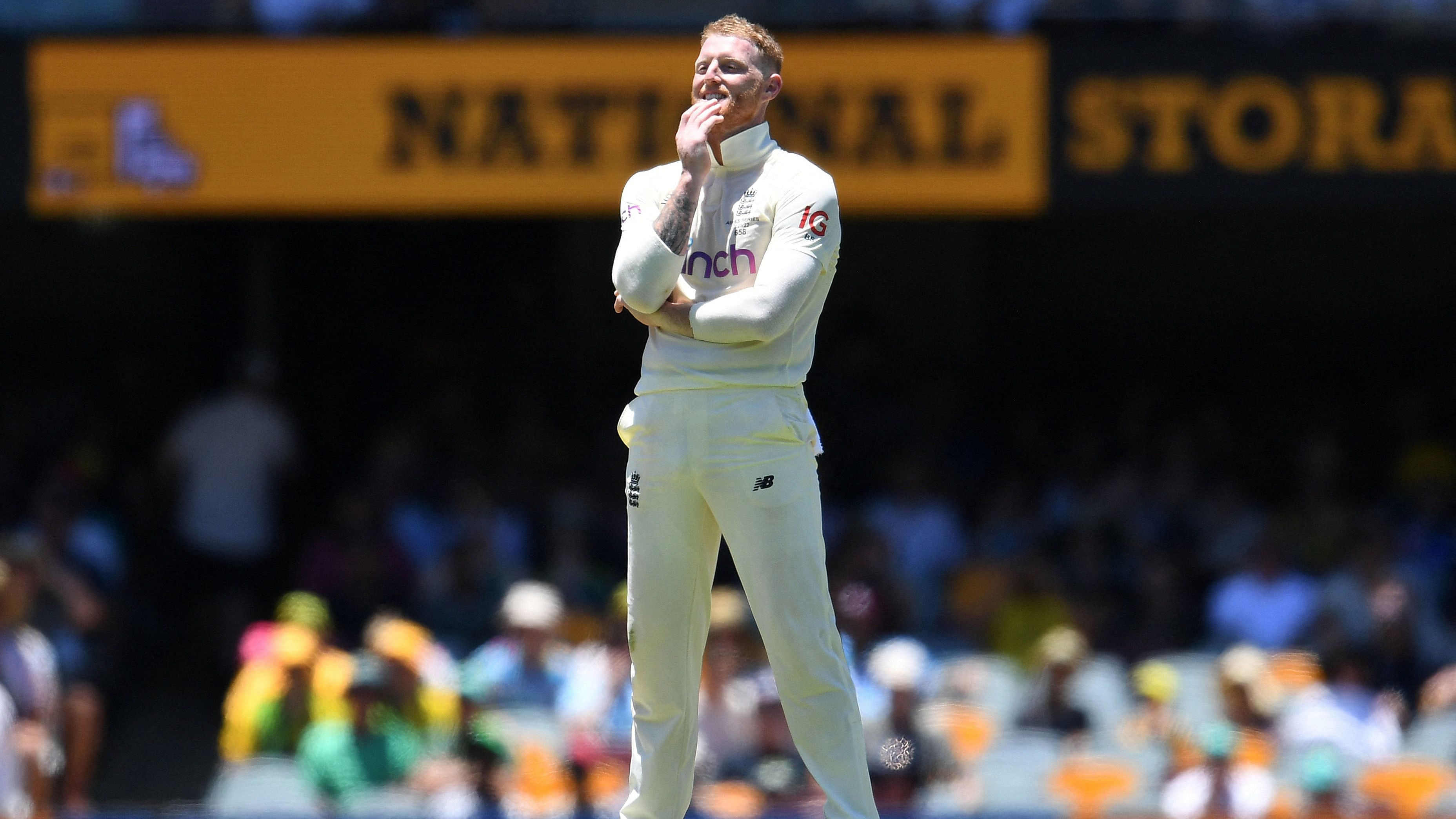 Stokes, playing his first competitive match since The Hundred in July, bowled Warner for 17 but the wicket was cancelled by a no-ball review that showed the all-rounder had over-stepped the mark. Credit: AFP Photo
