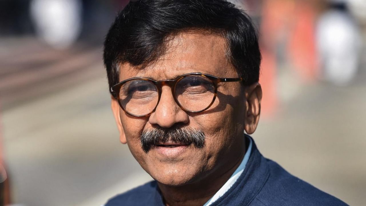 Shiv Sena MP Sanjay Raut during the Winter Session of Parliament, in New Delhi. Credit: PTI Photo