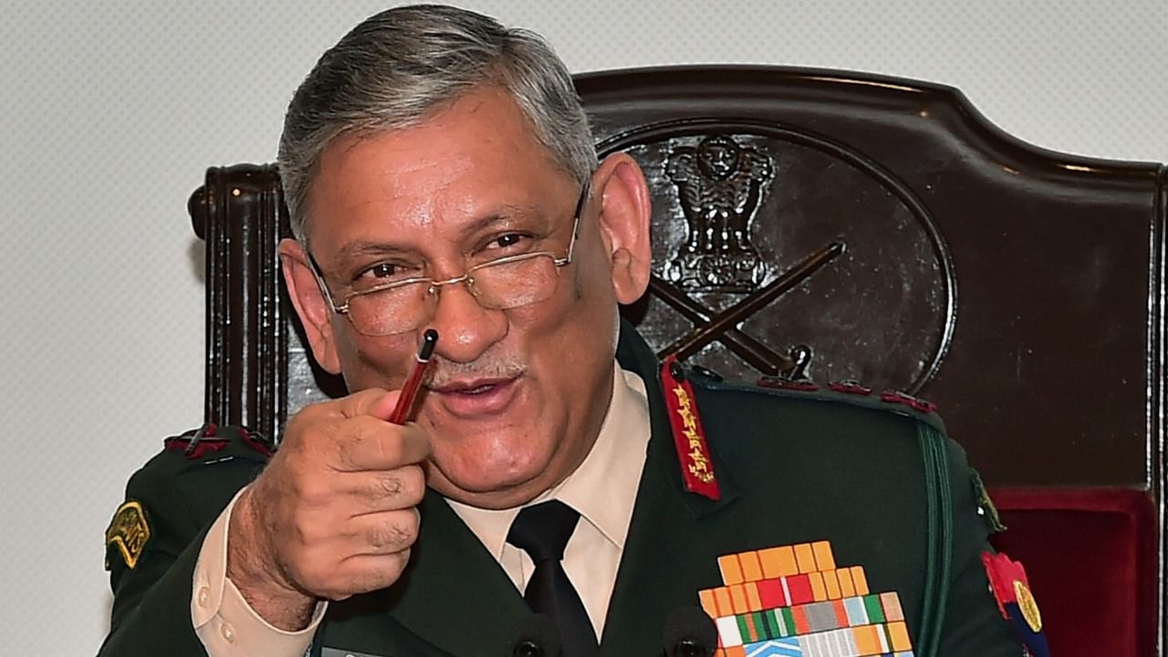 Late Chief of Defence Staff General Bipin Rawat. Credit: PTI Photo