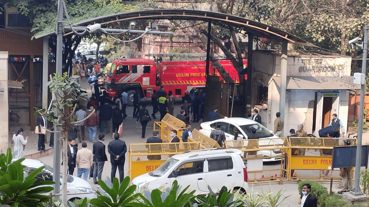 The fire officials said they received information about the explosion at 10.40 am. Credit: IANS Photo