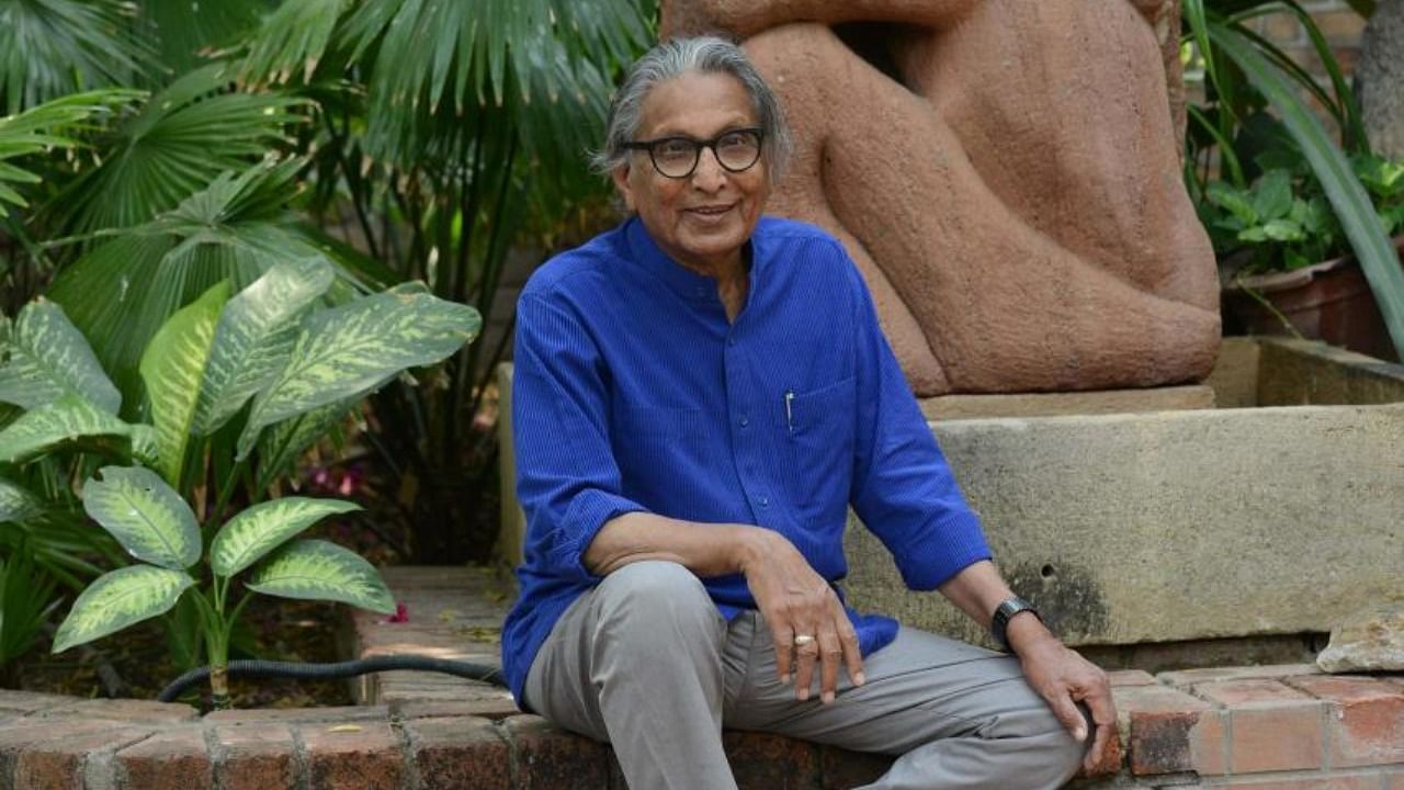 Indian architect Balkrishna Doshi. Credit: AFP Photo