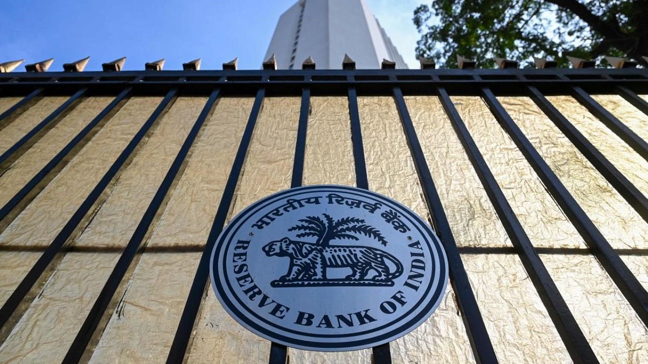 Reserve Bank of India logo. Credit: AFP File Photo