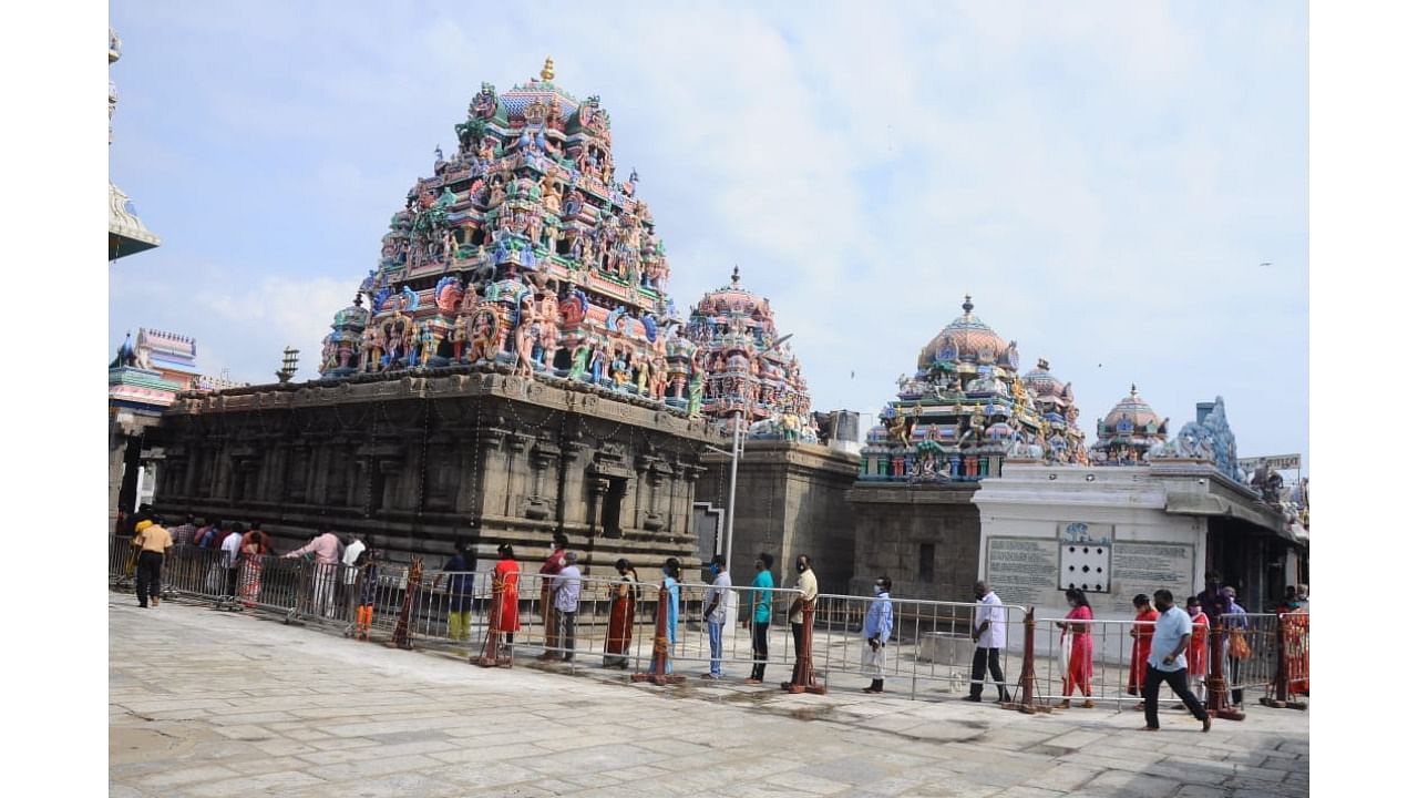 Hussain, who is associated with the DMK, said he had offered prayers at the temple several times in the past and had even performed Bharatanatyam inside the temple premises. Credit: Special Arrangement