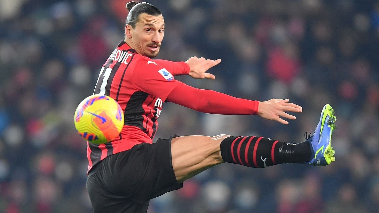 AC Milan striker Zlatan Ibrahimovic. Credit: Reuters Photo