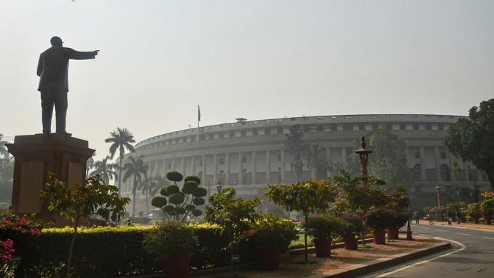 A view of the Parliament building. Credit: PTI Photo