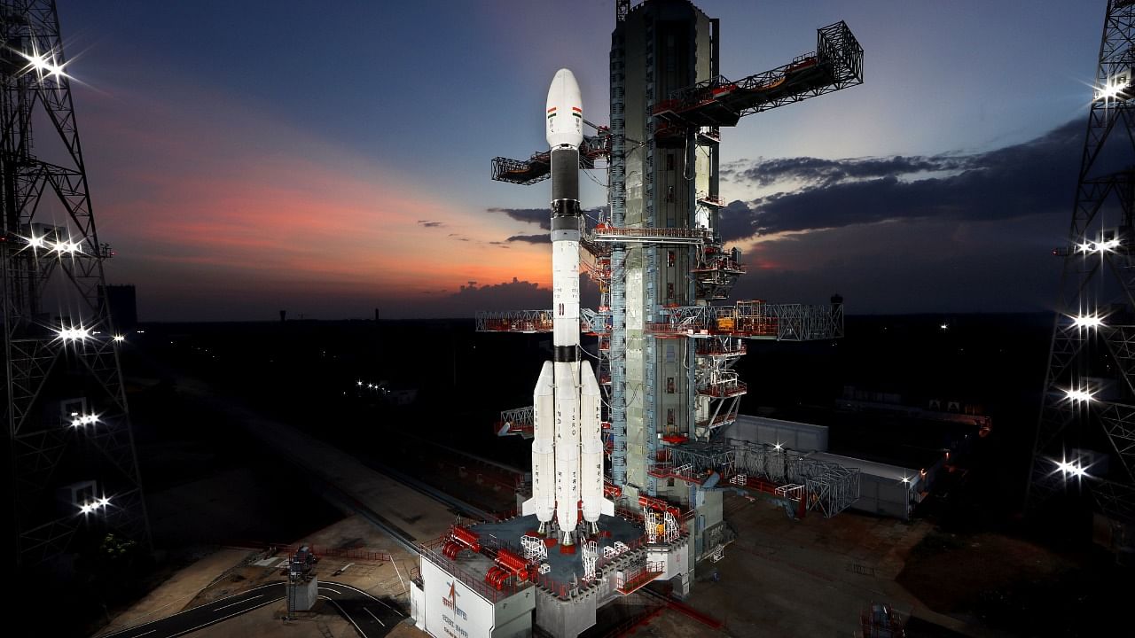 ISRO's GISAT-1 launch. Credit: DH File Photo