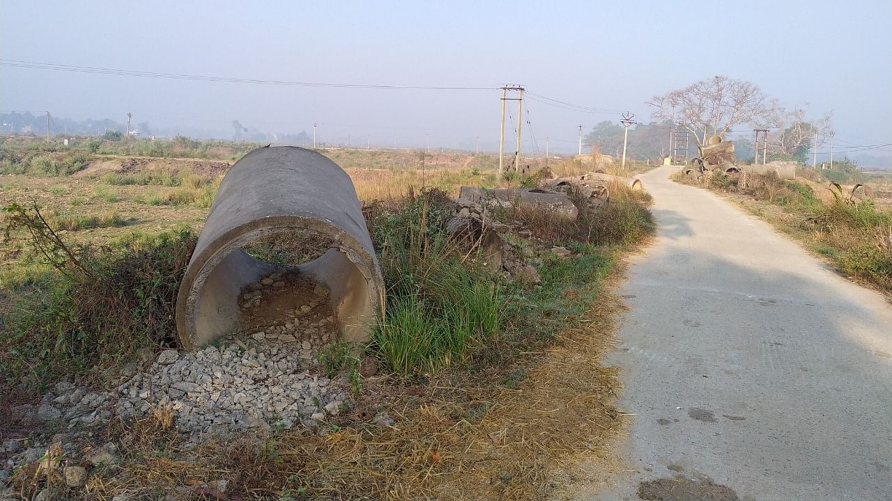 A view of agriculture lands in Singur. Credit: DH Photo